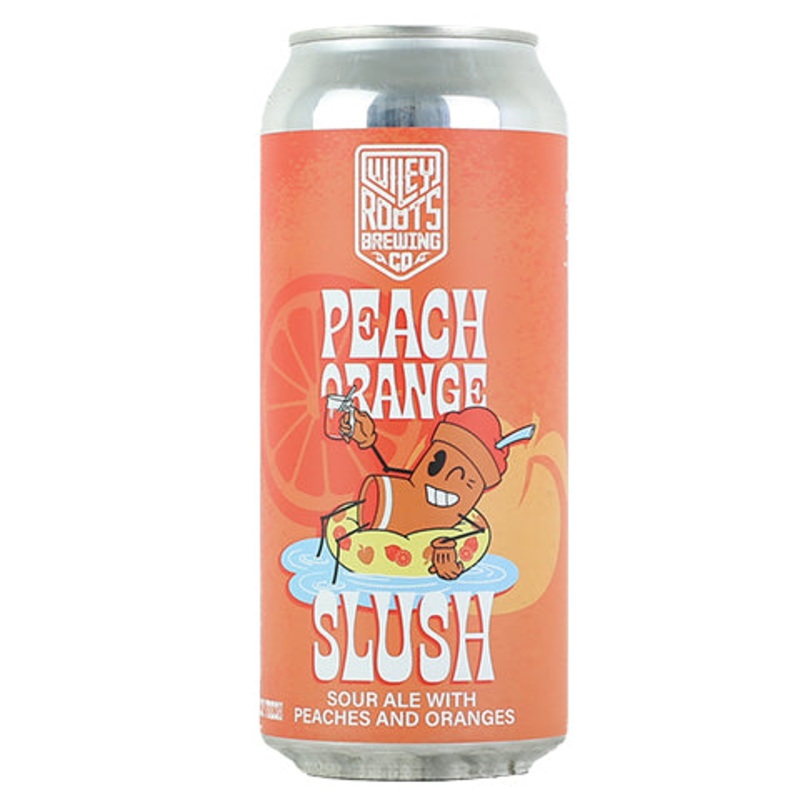 Wiley Roots Peach Orange Slush Sour Ale 16OZ SINGLE CAN