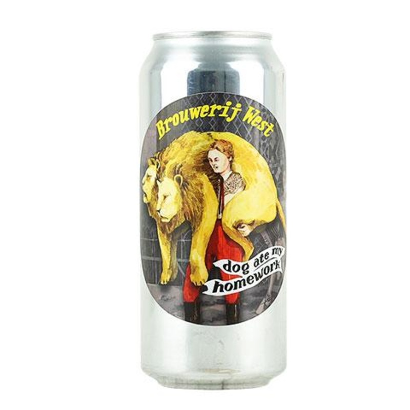 Brouwerij West Dog Ate My Homework 16OZ SINGLE CAN
