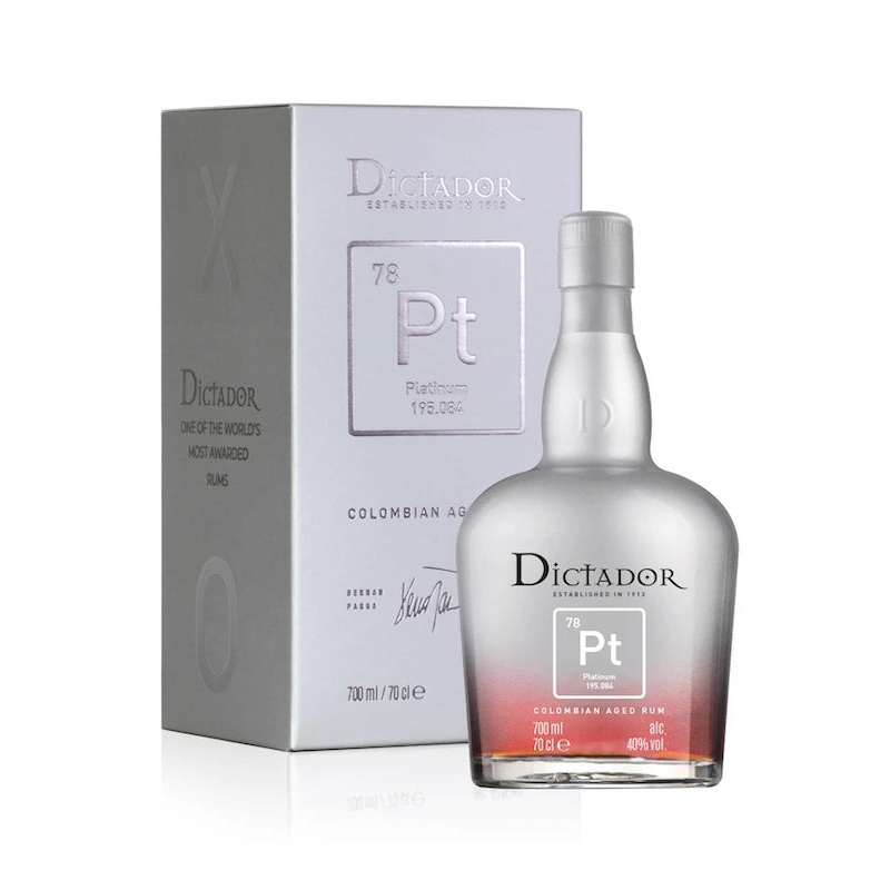 DICTADOR XO PLATINUM COLOMBIAN RUM 700ML @ Airdrie [1043901] 700 ml