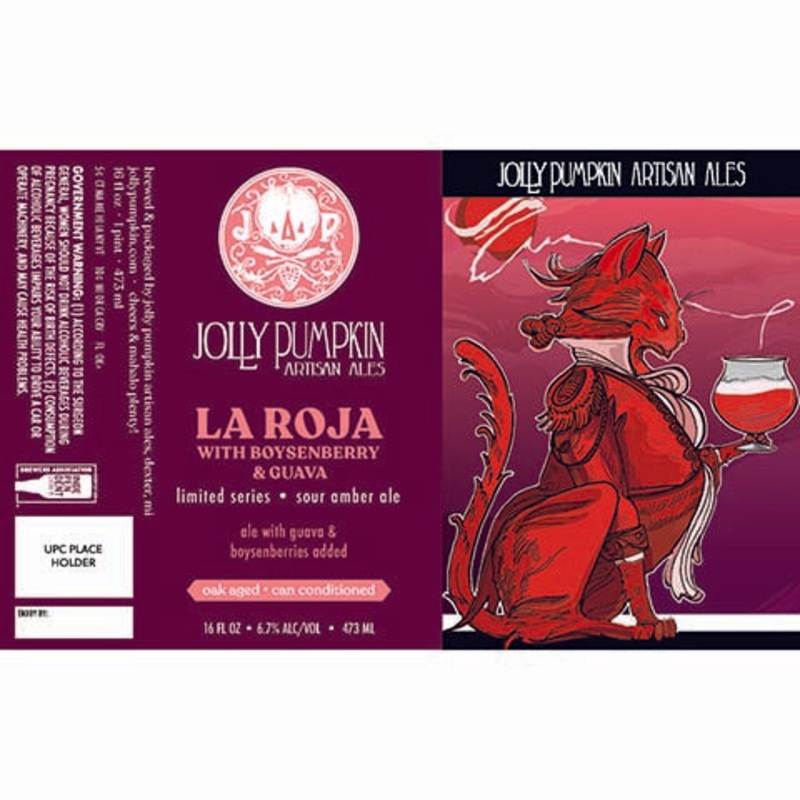 Jolly Pumpkin La Roja (Boysenberry & Guava) 16OZ SINGLE CAN