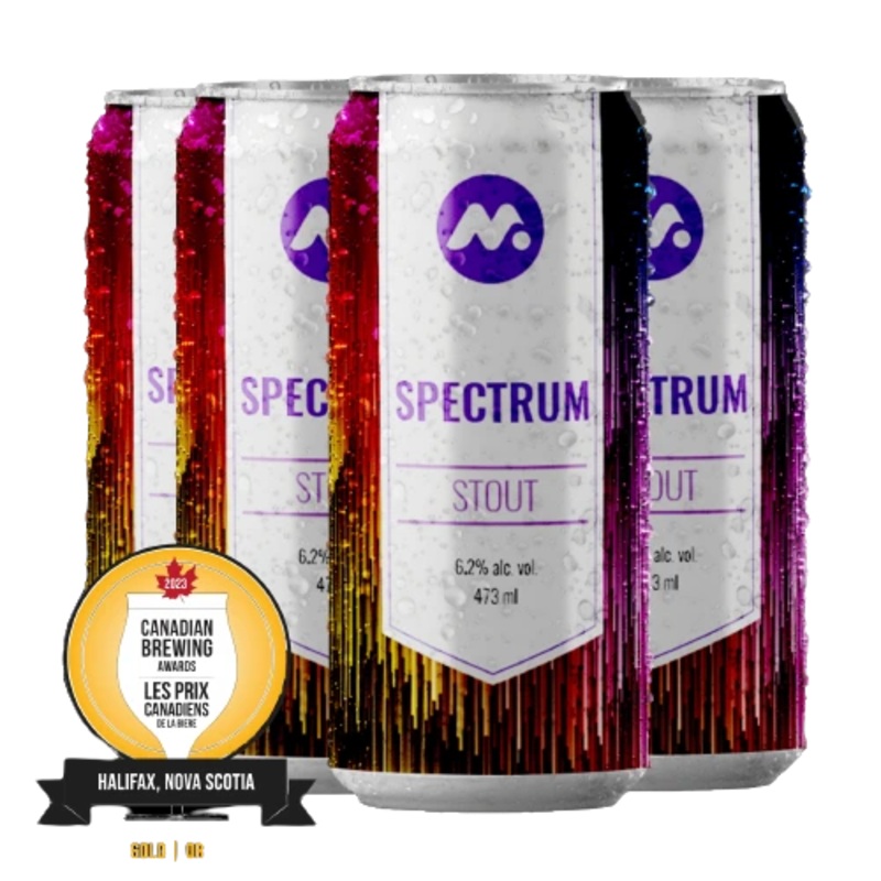METAS SPECTRUM STOUT 473ML 4PK CAN @ MacTaggart Ridge [1043871] 1892 ml