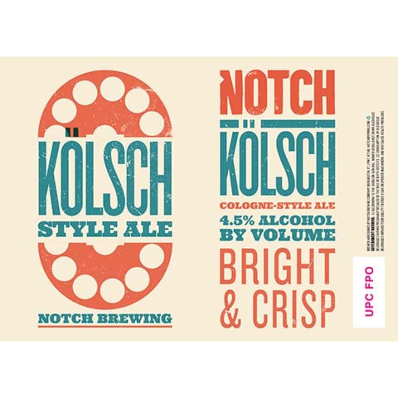 Notch Kolsch Cologne-Style Ale 16OZ SINGLE CAN