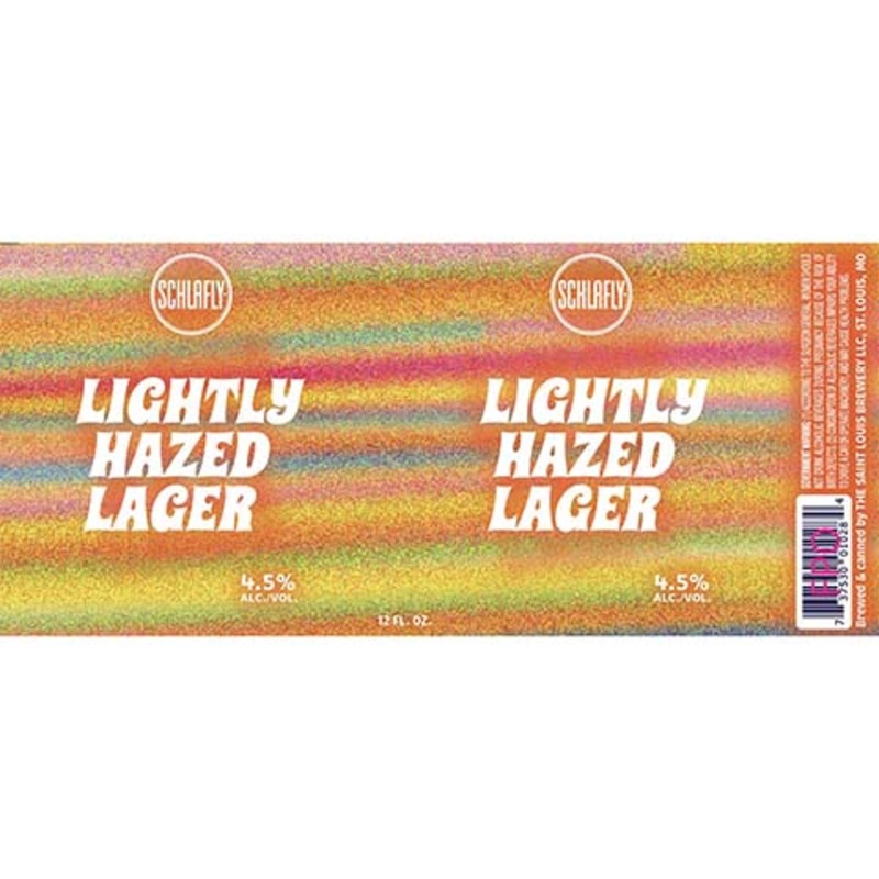 Schlafly Lightly Hazed Lager 12OZ SINGLE CAN