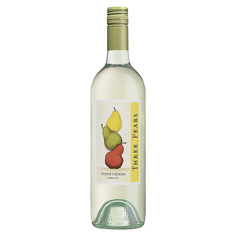 THREE PEARS PINOT GRIGIO CALIFORNIA 750ML 750ML