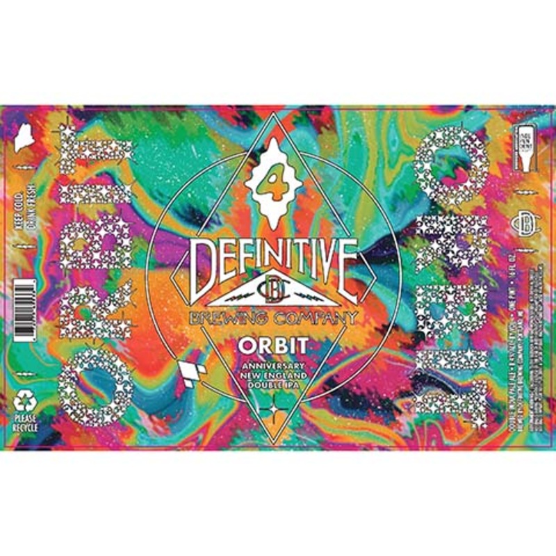 Definitive Orbit Anniversary New England DIPA 16OZ SINGLE CAN