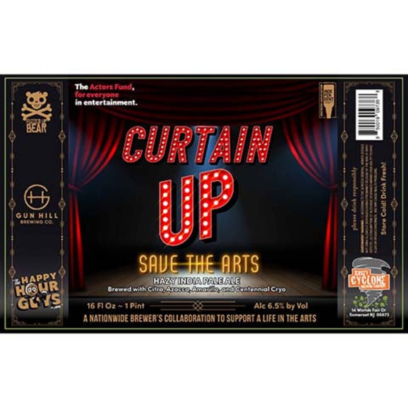 Jersey Cyclone Curtain Up Hazy IPA 16OZ SINGLE CAN