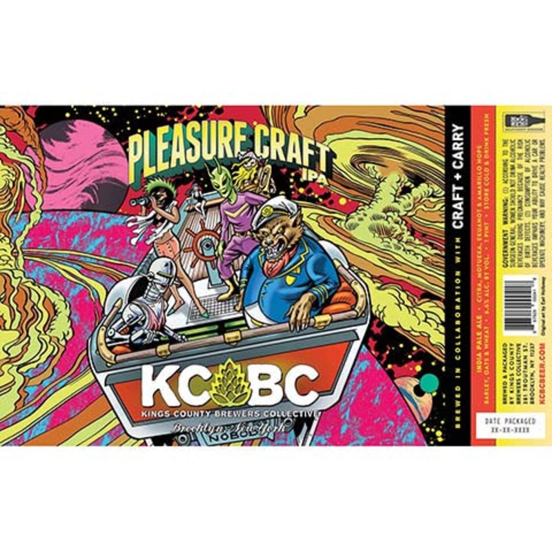 Kings County Brewers Collective Pleasure Craft IPA 16OZ SINGLE CAN