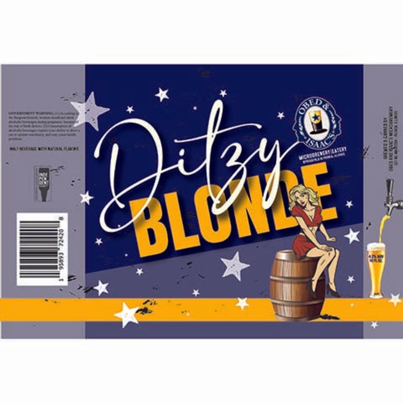 Obed & Isaac’s Ditzy Blonde 16OZ SINGLE CAN