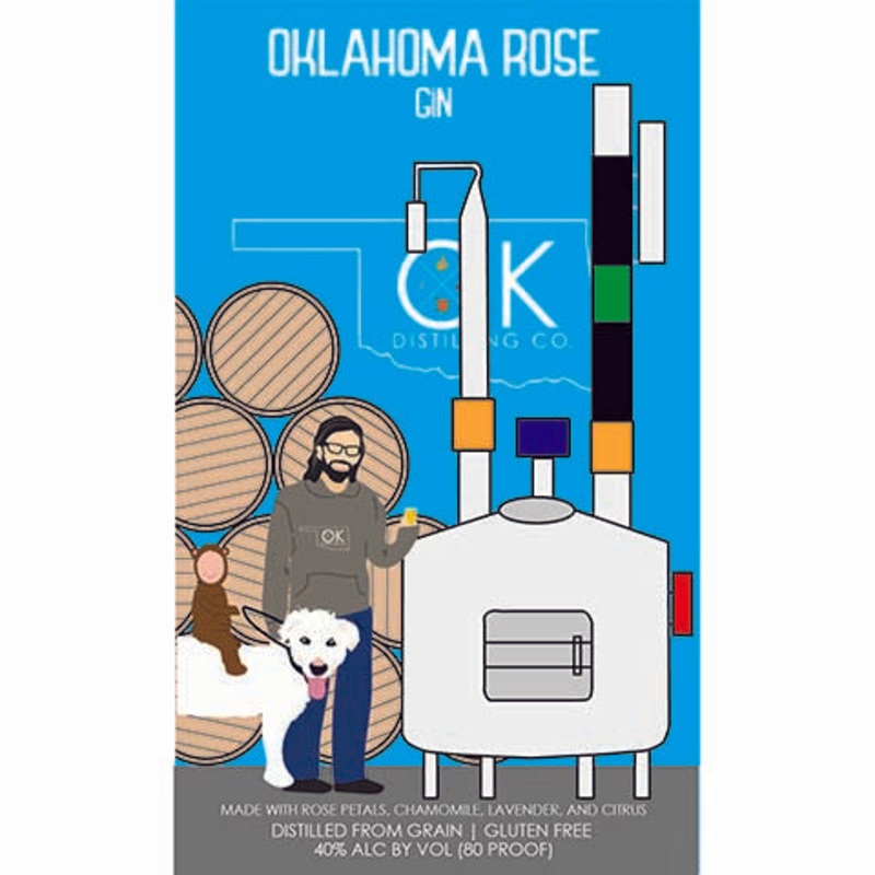 OK Oklahoma Rose Gin 750ML BTL