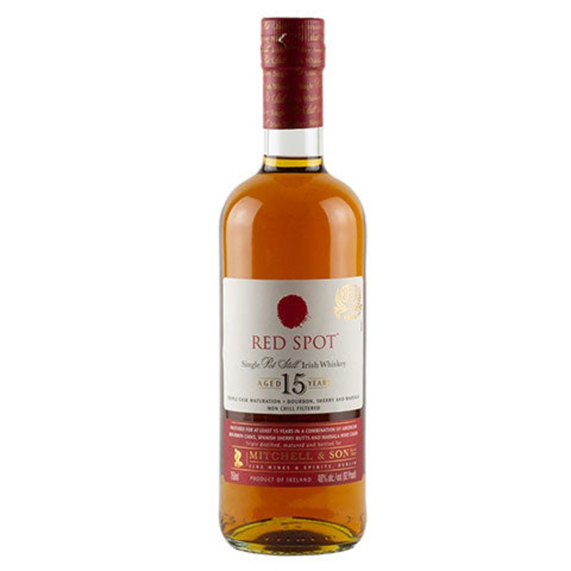 Red Spot 15 Year Old Single Pot Still Irish Whiskey 750ML BTL