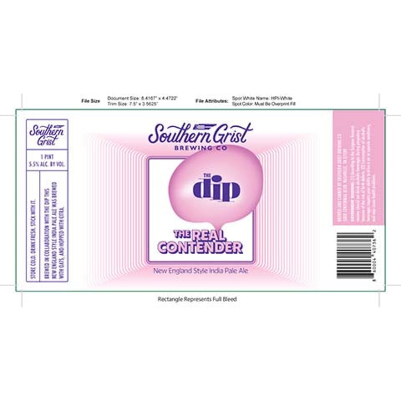 Southern Grist The Real Contender NEIPA 16OZ SINGLE CAN