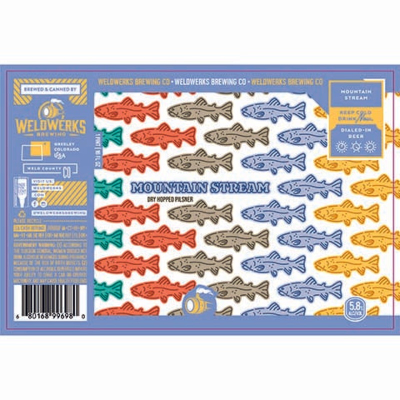 Weldwerks Mountain Stream Dry Hopped Pilsner 16OZ SINGLE CAN