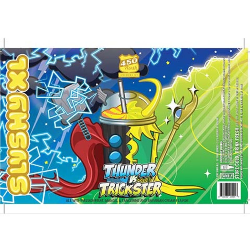 450 North Slushy XL Thunder Vs Trickster Sour 16OZ SINGLE CAN