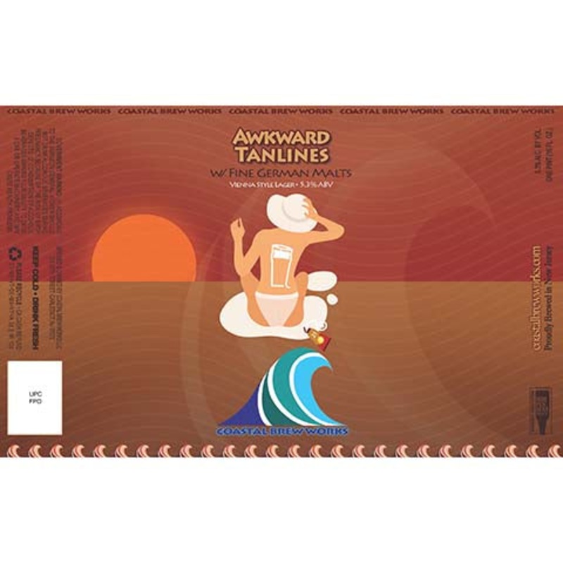 Coastal Awkward Tanlines Vienna Lager 16OZ SINGLE CAN