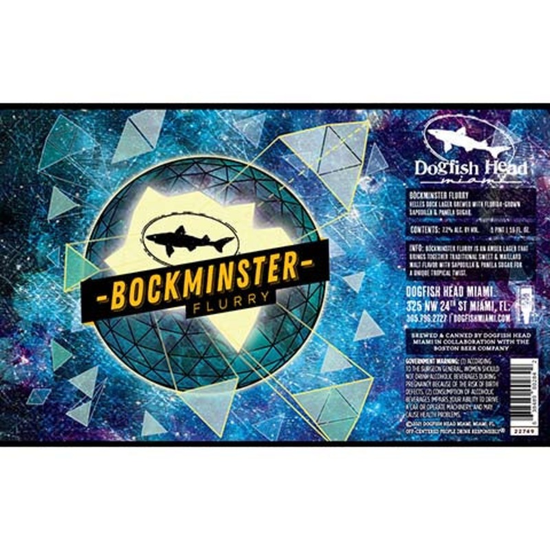 Dogfish Head Bockminster Flurry Helles Bock Lager 16OZ SINGLE CAN