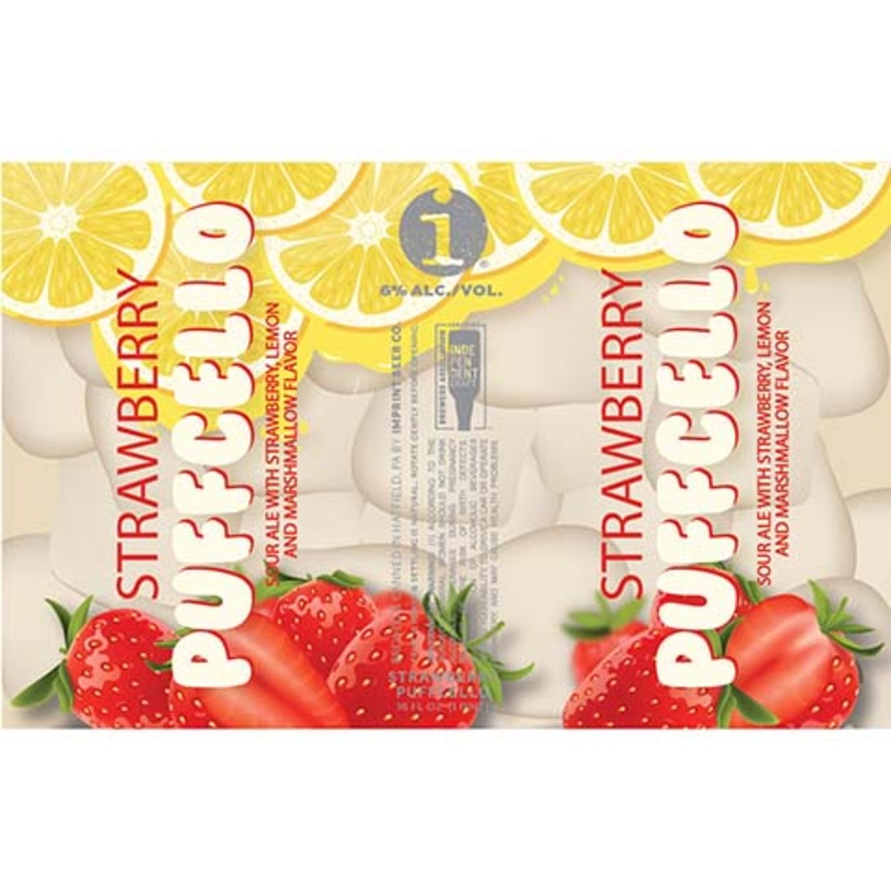 Imprint Strawberry Puffcello Sour Ale 16OZ SINGLE CAN