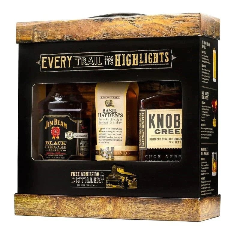Jim Beam Black / Basil Hayden / Knob Creek 9 Year Old 3-Pack 375ML BTL
