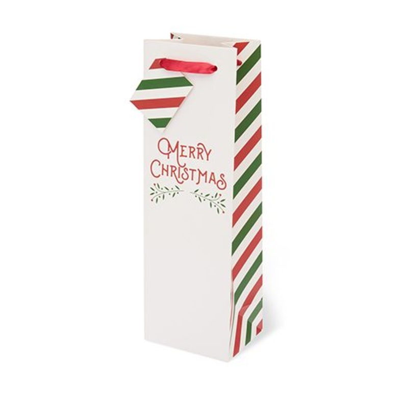 Merry Christmas Holiday Wine Bag