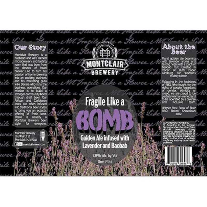 Montclair Fragile Like A Bomb Golden Ale 16OZ SINGLE CAN
