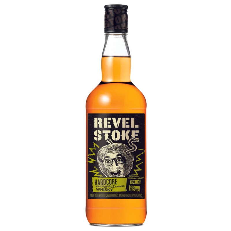 REVEL STOKE ROASTED APPLE FLAVORED WHISKY HARD CORE 70 750ML 750ML