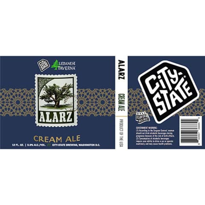 City-State Alarz Cream Ale 12OZ SINGLE CAN