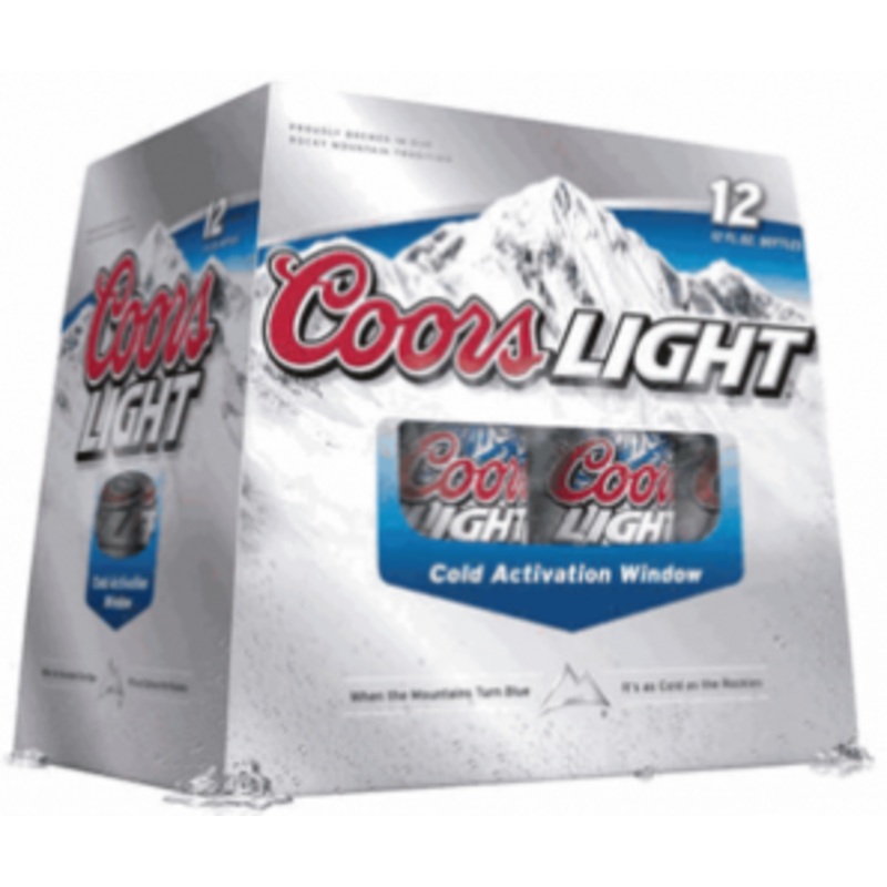 Coors Light 12Oz 12Pk Bottles