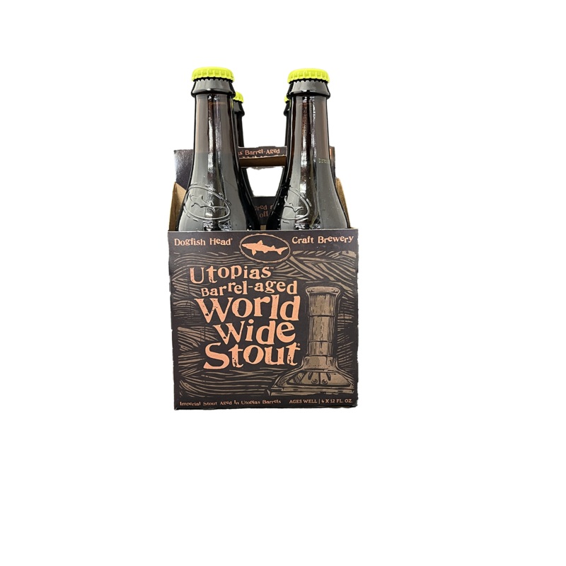 Dogfish Head Utopias BA World Wide Stout 4 Pack Bottles
