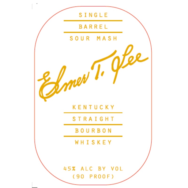 Elmer T. Lee Single Barrel Kentucky Straight Bourbon Whiskey