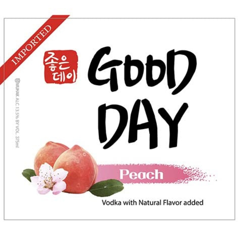 Good Day Peach Vodka 375ML BTL