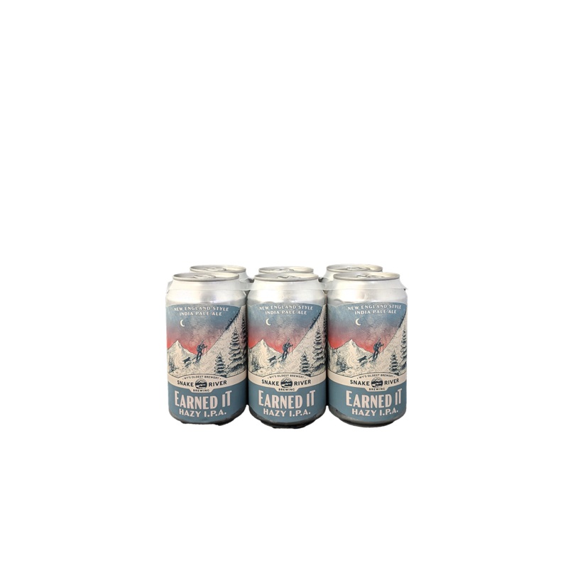 Snake River Earned It Hazy IPA 6 Pack Cans