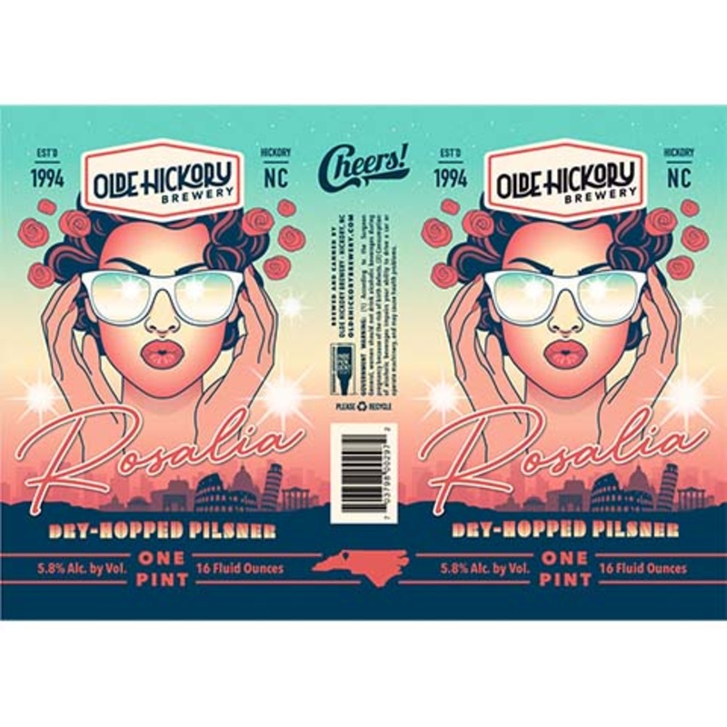 Olde Hickory Rosalia Dry Hopped Pilsner 16OZ SINGLE CAN