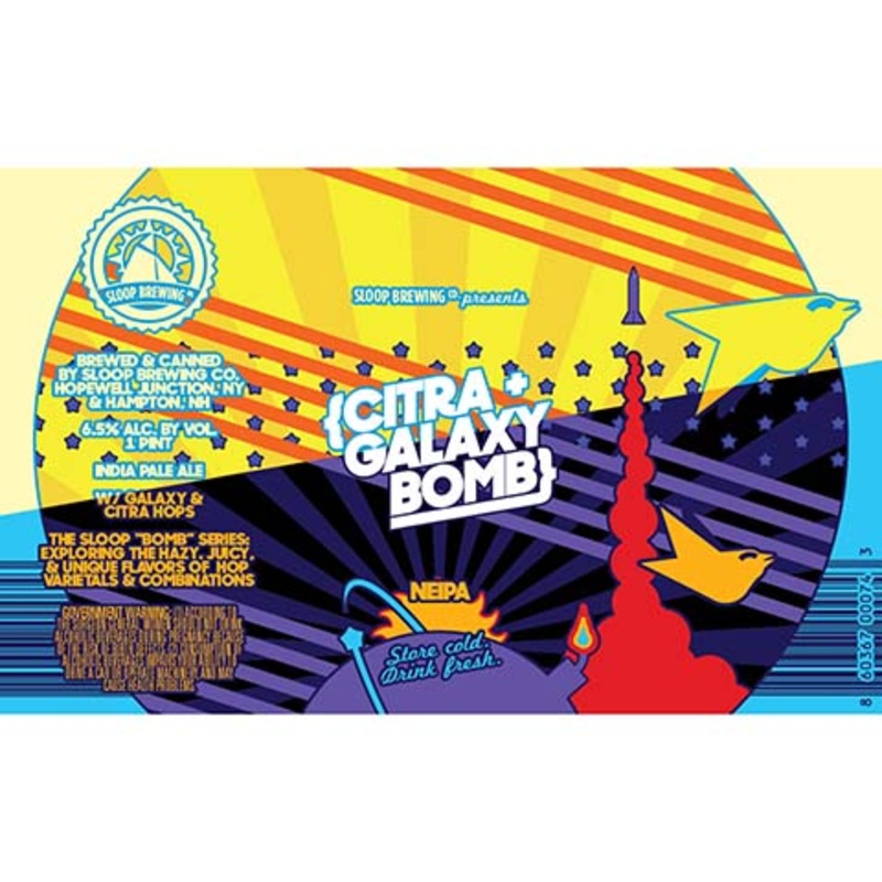 Sloop Citra + Galaxy Bomb NEIPA 16OZ SINGLE CAN