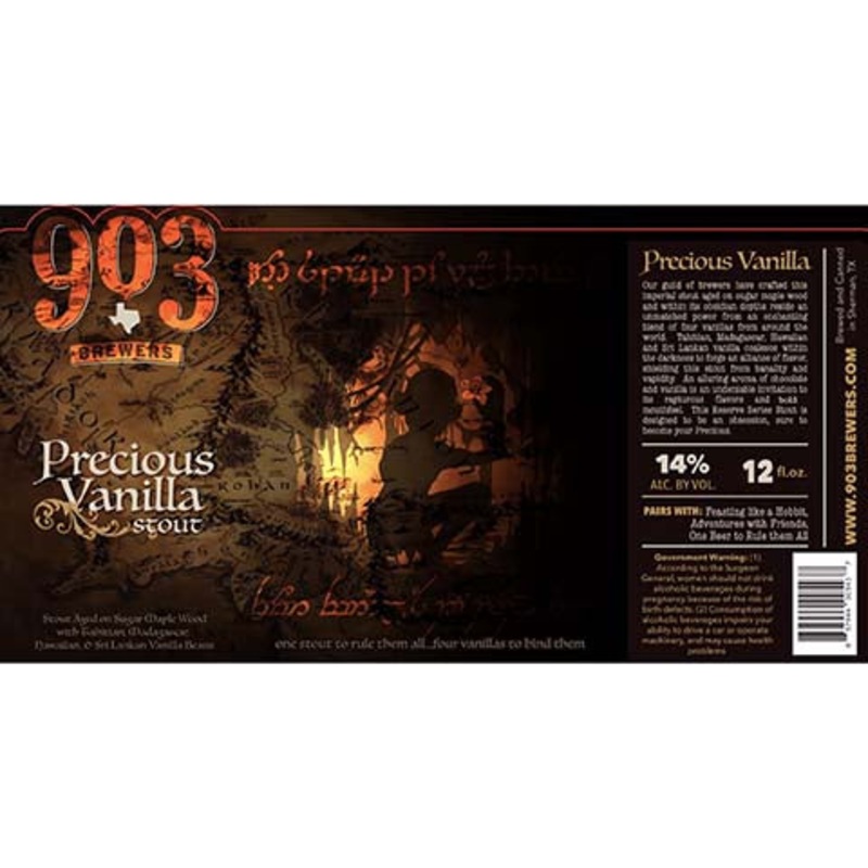 903 Brewers Precious Vanilla Stout 12OZ SINGLE CAN