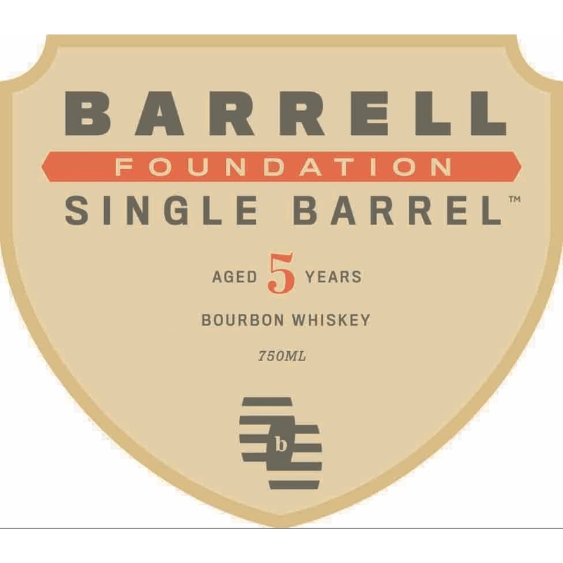 Barrell Foundation Single Barrel Bourbon Whiskey 5 Years