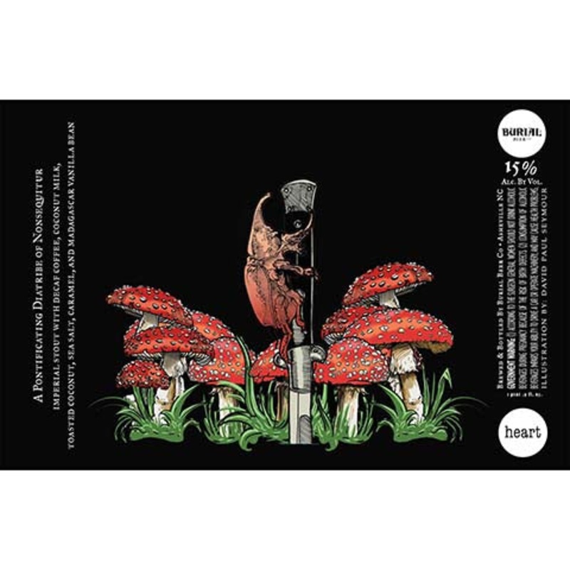 Burial A Pontificating Diatribe Of Nonsequitur Imperial Stout 500ML BTL