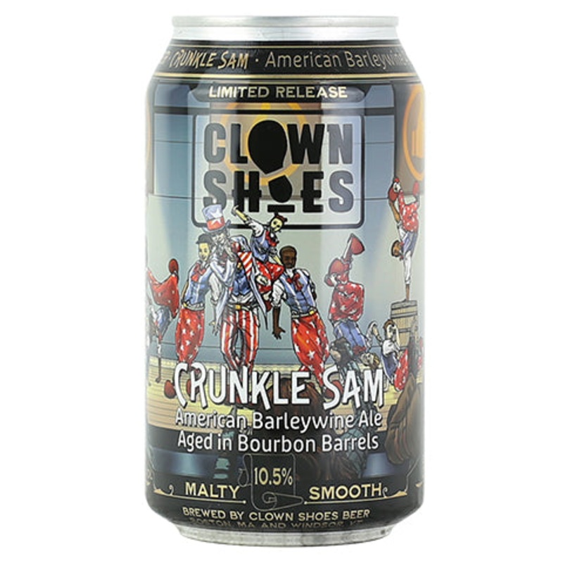 Clown Shoes Crunkle Sam American Barleywine Ale 16OZ SINGLE CAN