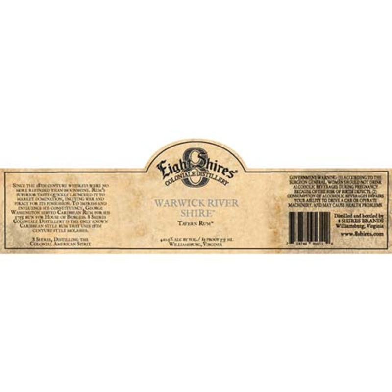 Eight Shires Wirewick River Shire Tavern Rum 375ML BTL