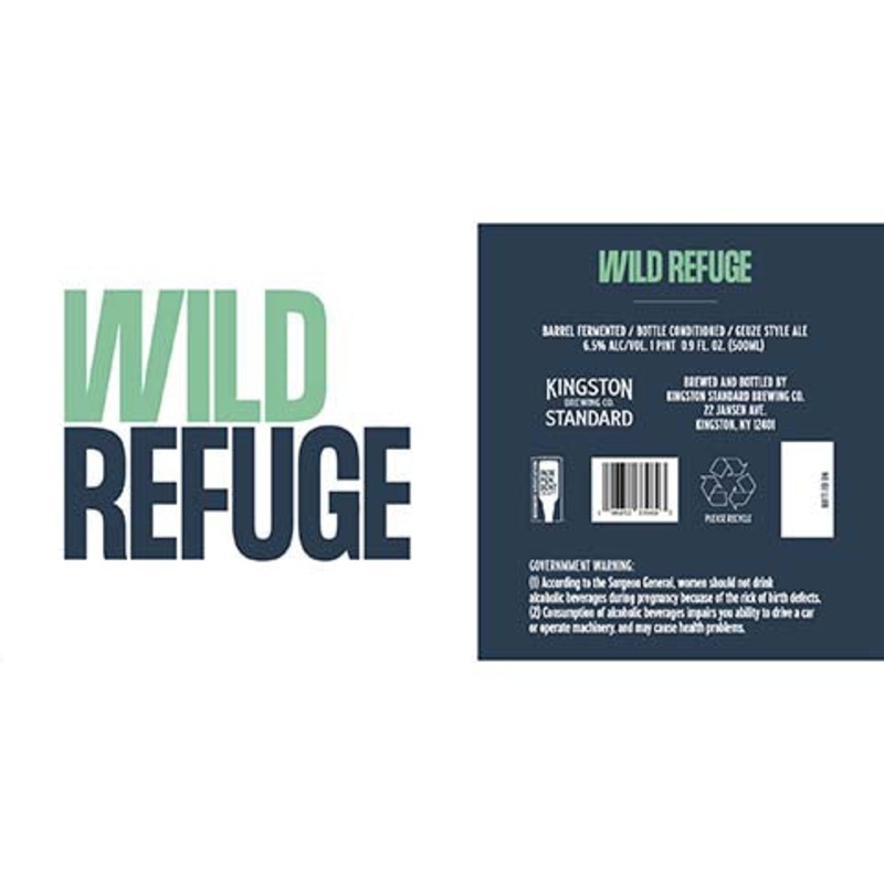 Kingston Standard Wild Refuge Geuze Style Ale 500ML BTL