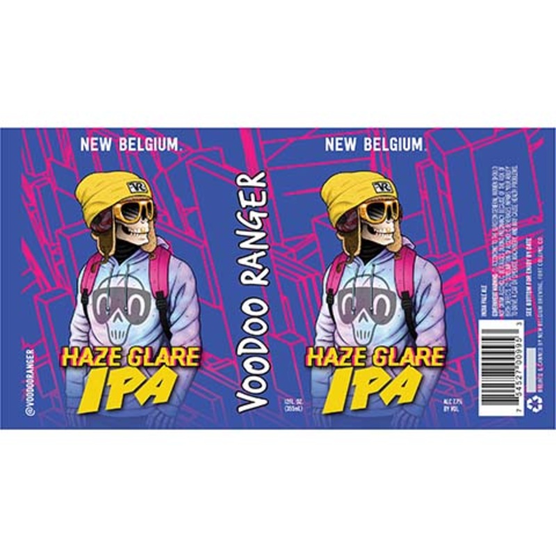New Belgium Voodoo Ranger Haze Glare IPA 12OZ SINGLE CAN