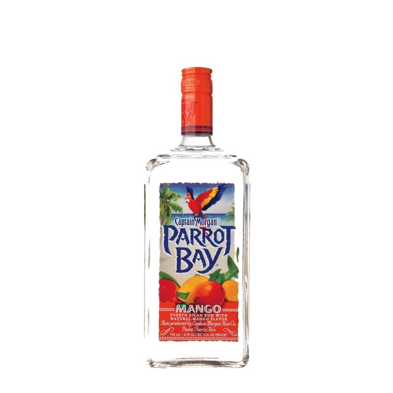 Parrot Bay Mango Rum 750mL (Plastic Bottle)