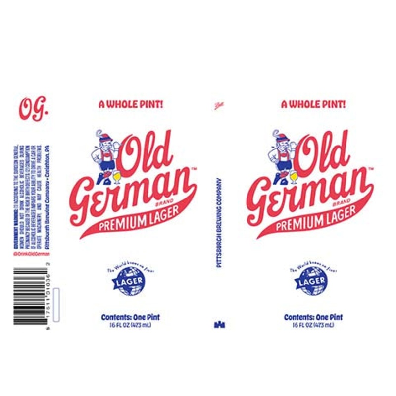 Pittsburgh Old German Premium Lager 16OZ SINGLE CAN