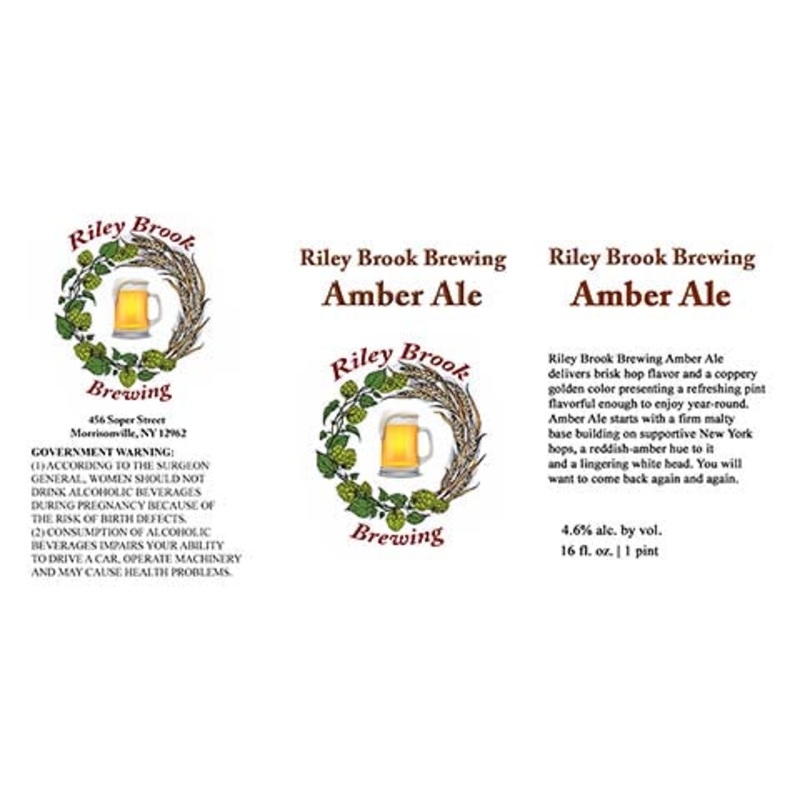 Riley Brook Amber Ale 16OZ SINGLE CAN