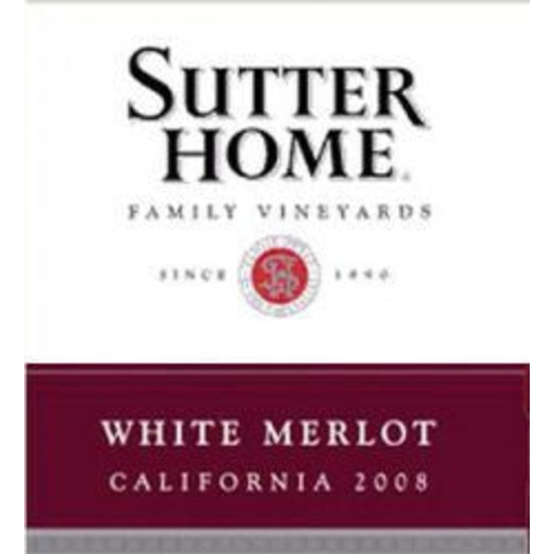 Sutter Home White Merlot