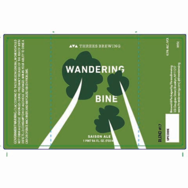 Threes Wandering Bine Saison Ale 750ML BTL