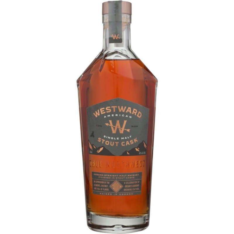 WESTWARD AMERICAN SINGLE MALT WHISKEY STOUT CASK 92 750ML 750ML