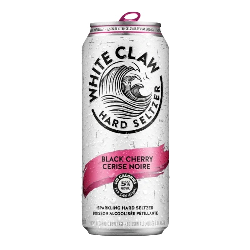 WHITE CLAW HARD SELTZER BLACK CHERRY 473ML CAN @ Sage Hill [1022903] 473 ml