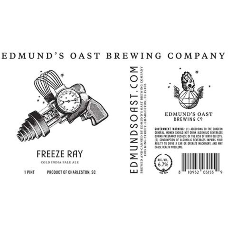 Edmund’s Oast Freeze Ray Cold IPA 16OZ SINGLE CAN