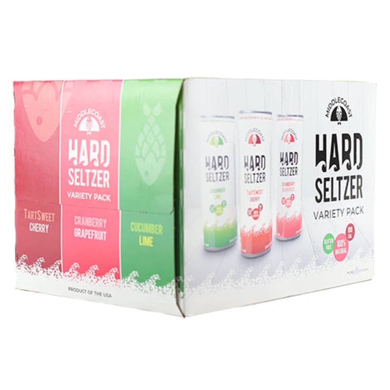 Middlecoast Hard Seltzer Variety Pack 12PK 12OZ CAN