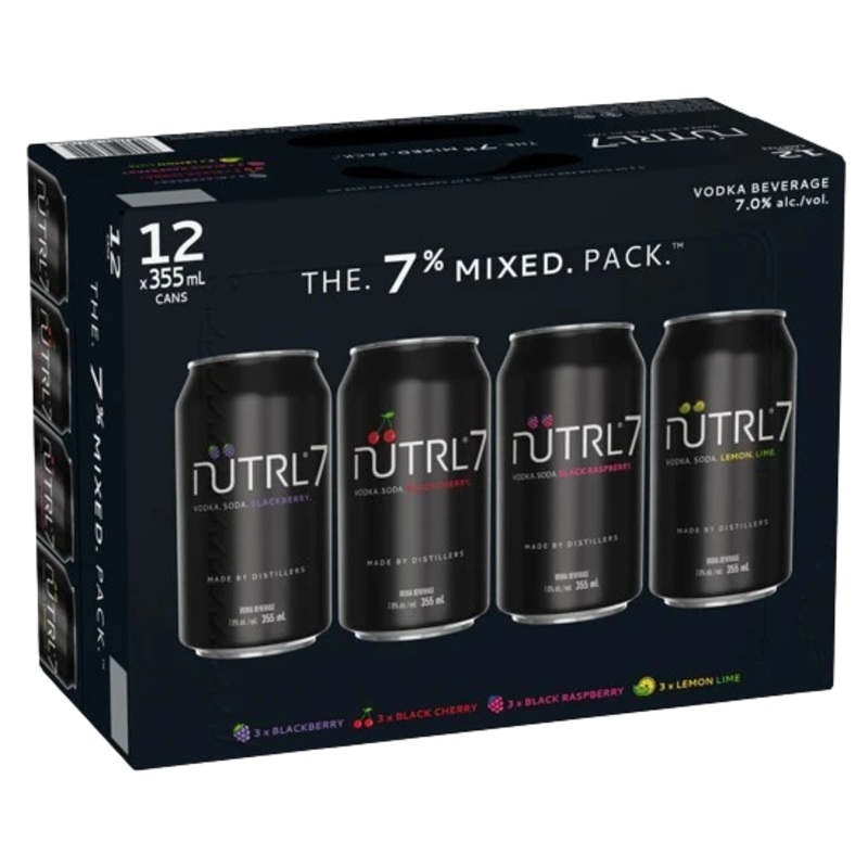 NUTRL VODKA SODA 7% MIXER 355ML 12PK CAN @ Southgate [1017194] 4260 ml
