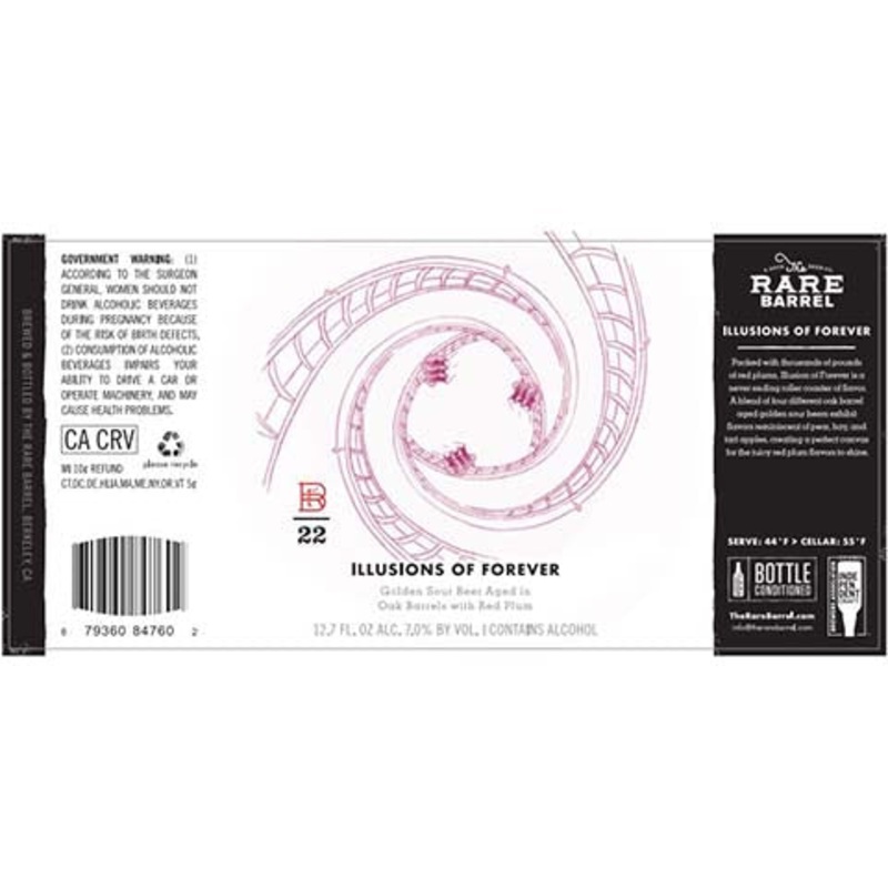 The Rare Barrel Illusions Of Forever Golden Sour Beer 375ML BTL